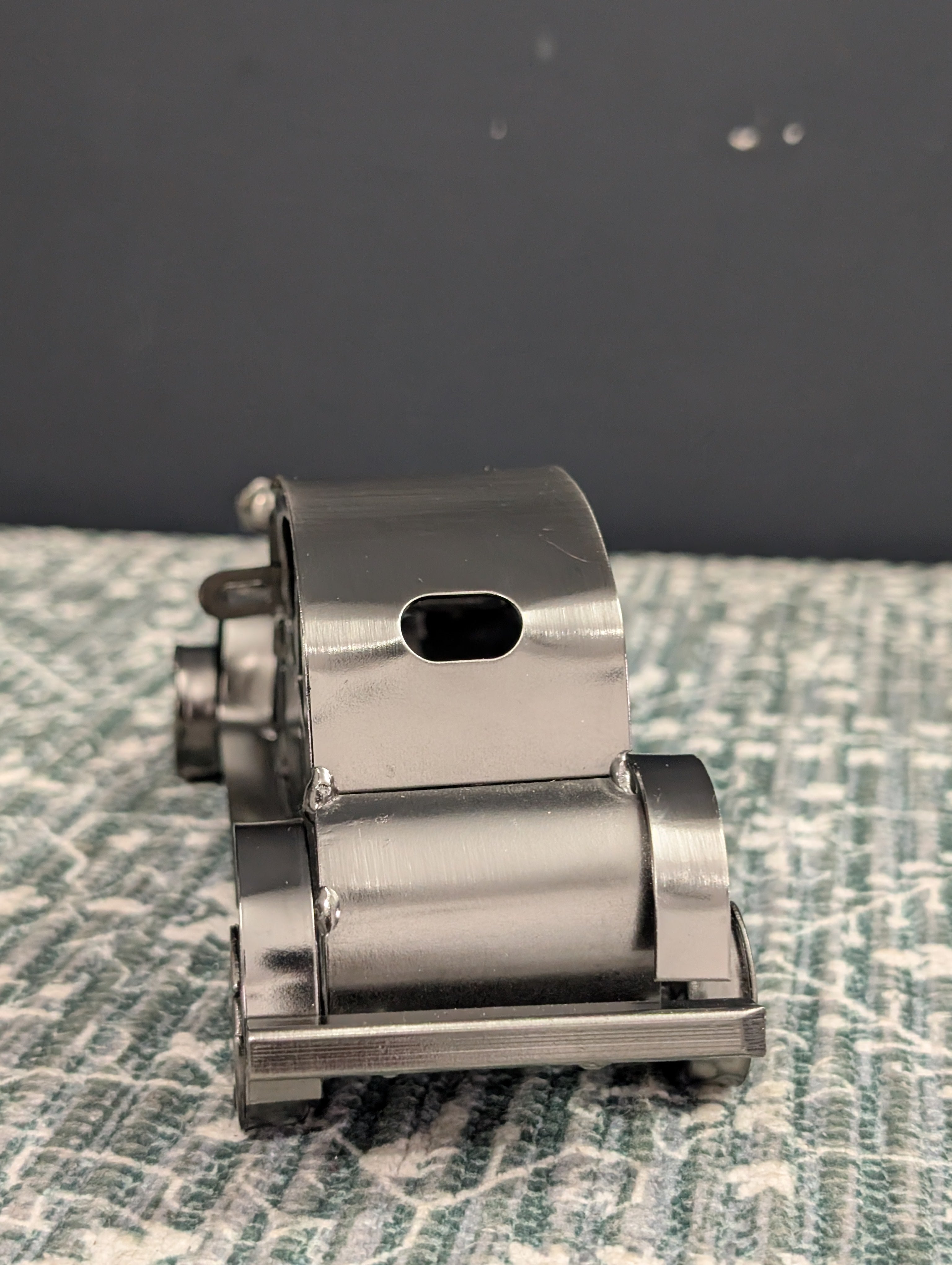 RootsandRelic, Vintage Metal Car Model – Handcrafted Industrial Decor