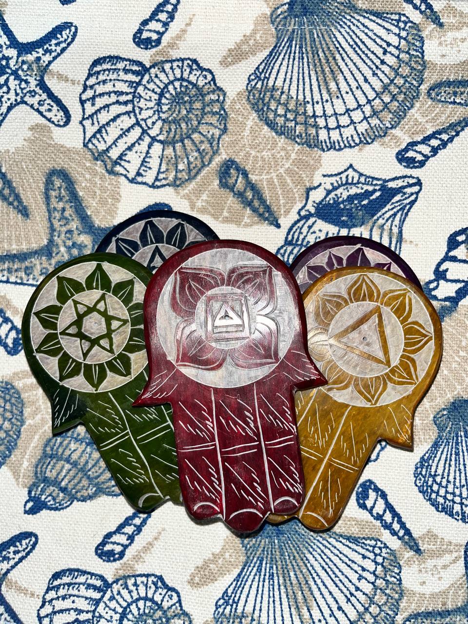 Hand-Carved Marble Incense Stick Holder – 4” (L) x 2.5” (W),1 Peice